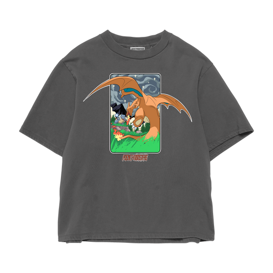 CHARIZARD RED VS BLUE HEAVYWEIGHT SHIRT