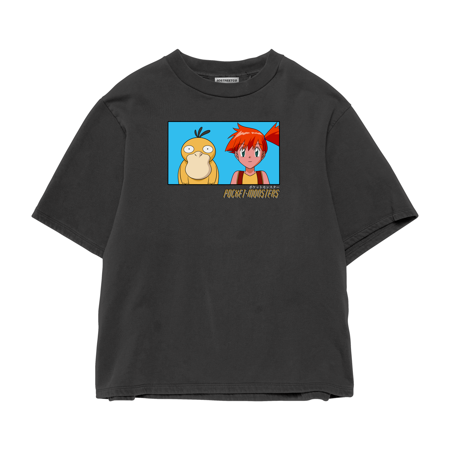 MISTY AND PSYDUCK HEAVY WEIGHT T-SHIRT