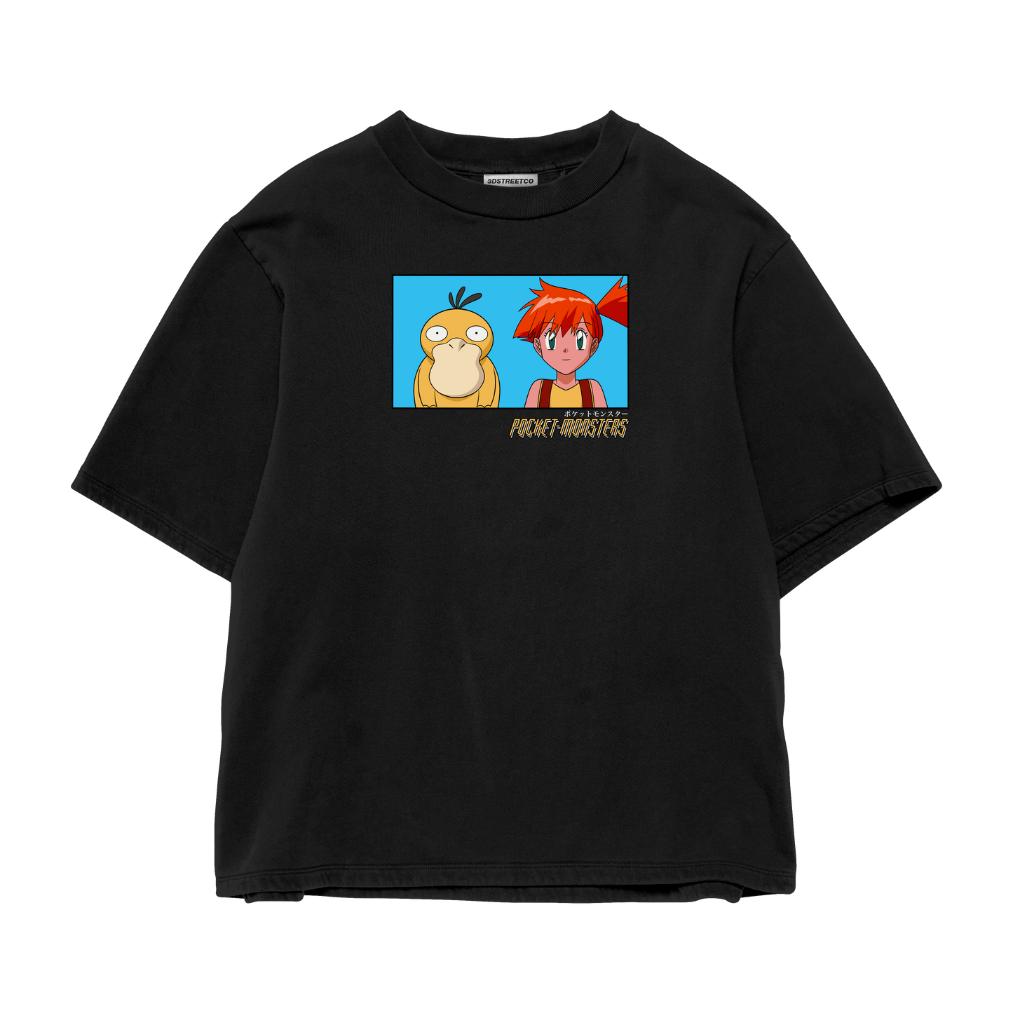 MISTY AND PSYDUCK HEAVY WEIGHT T-SHIRT